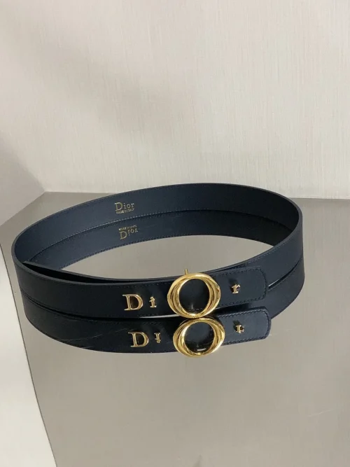 Dior My Dior Reversible Smooth Calfskin Belt 30mm