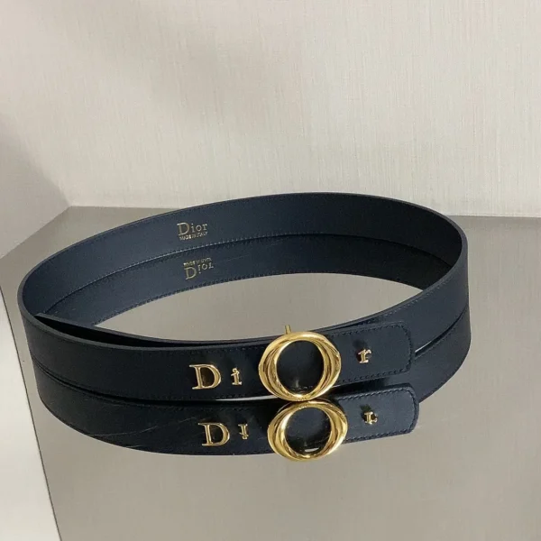BTDIOR0001-01 Dior My Dior Reversible Smooth Calfskin Belt 30mm
