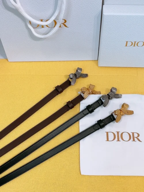 Dior Montaigne Treasure Leather Belt