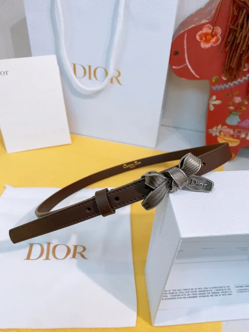 Dior Montaigne Treasure Leather Belt