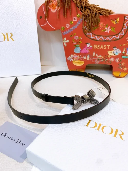 Dior Montaigne Treasure Leather Belt
