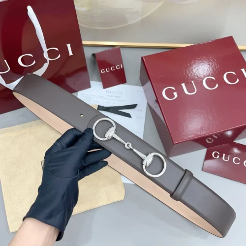 Gucci Men's Horsebit Leather Belt 40mm