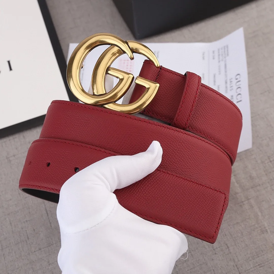 BTGUCCI0009-01 Gucci Double G Calfskin Belt 38mm