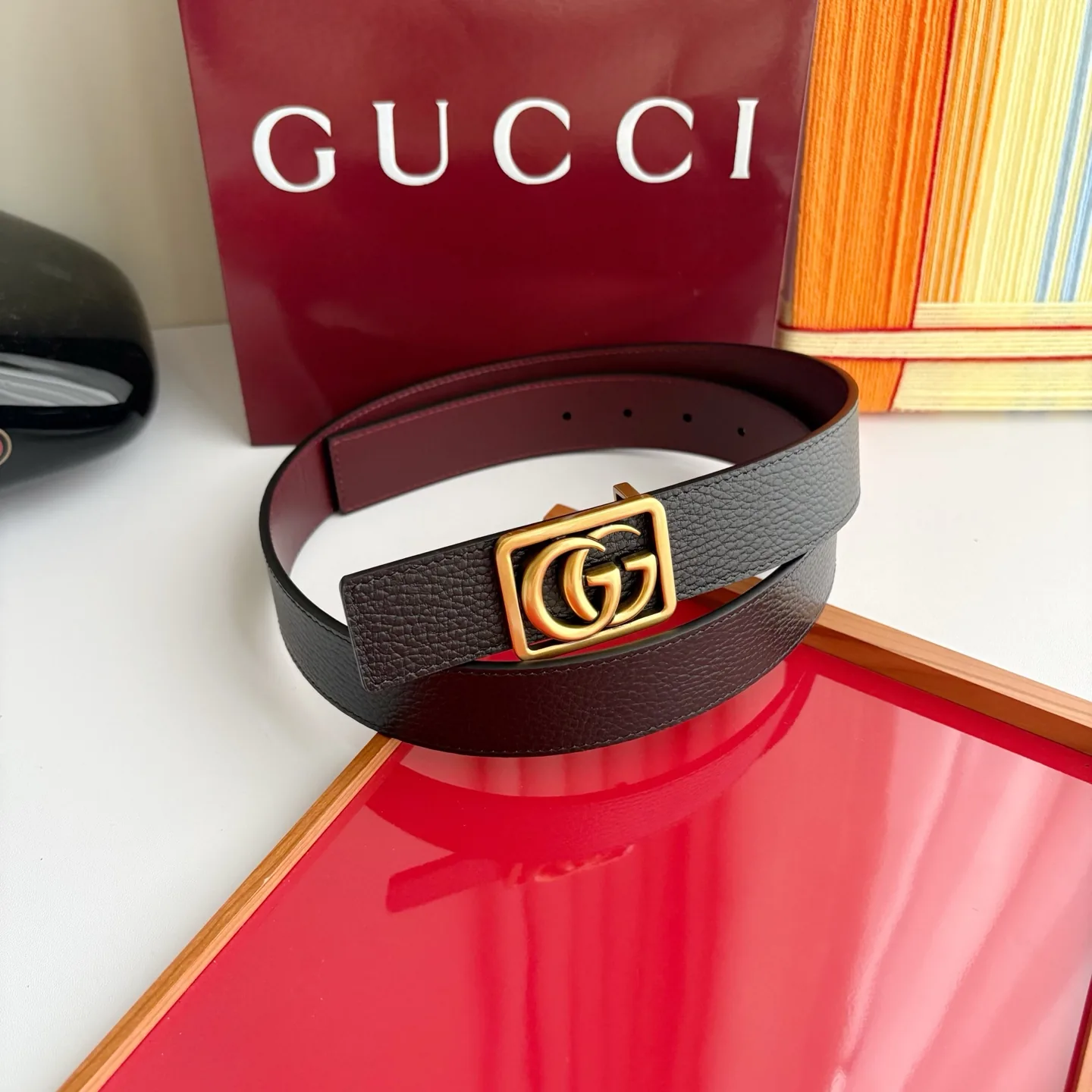BTGUCCI0015-01 Gucci GG Marmont Belt 35mm