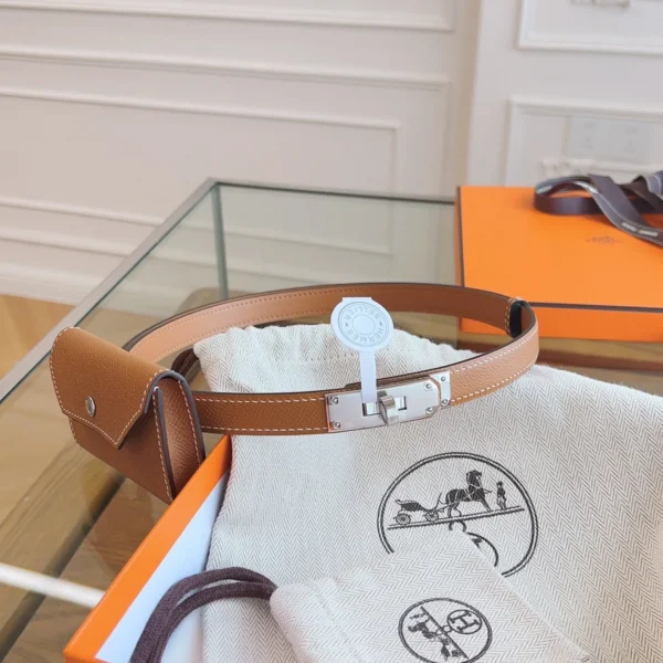 BTHERMES0002-01 Hermes Kelly Pocket 18 Belt