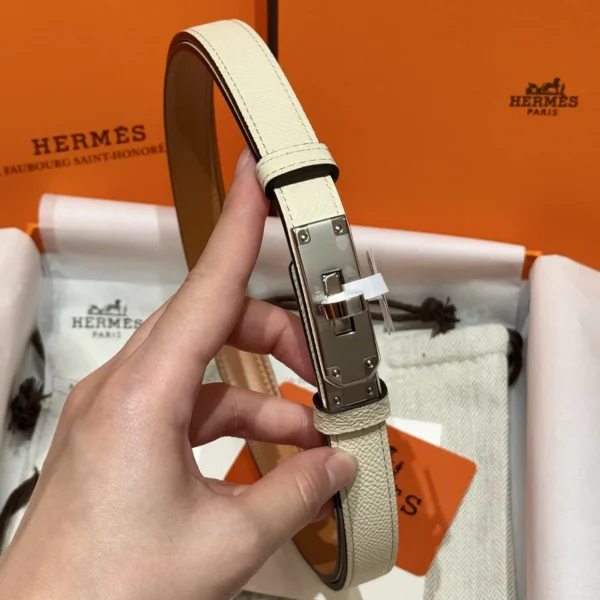 BTHERMES0006-01 Hermes Women's Kelly Buckle Epsom Calfskin Belt
