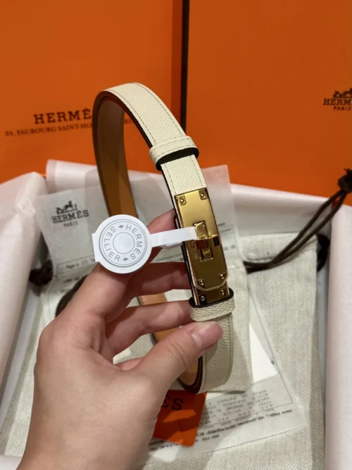 Hermes Women's Kelly Buckle Epsom Calfskin Belt