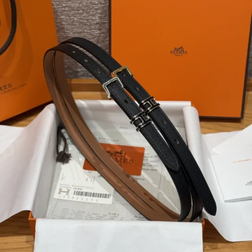 Hermes Pop H 15 Epsom Calfskin Belt 15mm