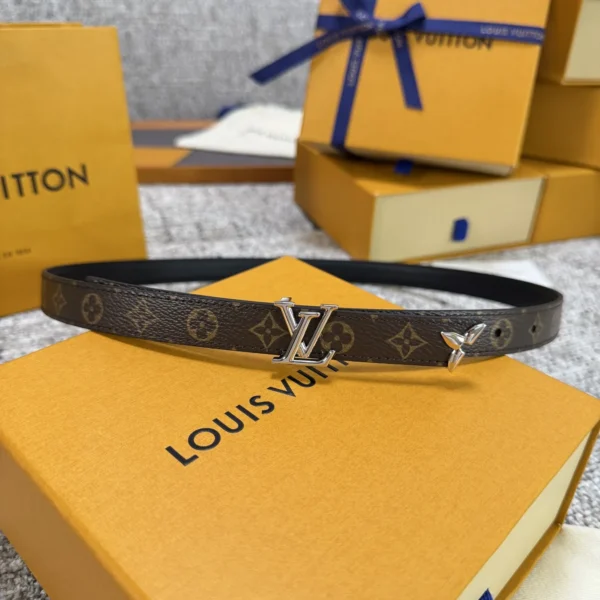 Louis Vuitton Monogram Canvas & Leather Belt