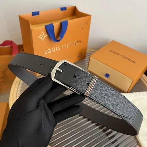 Louis Vuitton Men's Logo Buckle Reversible Belt 35mm
