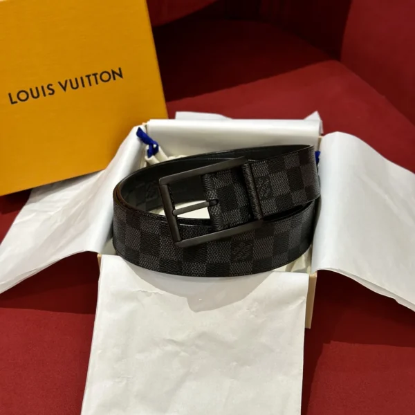 Louis Vuitton Men's Reversible Canvas & Leather Belt 35mm
