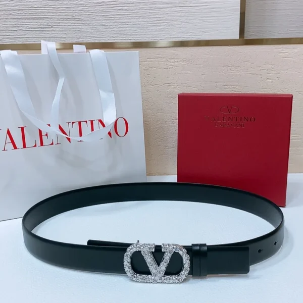 BTSWAROVSKI0002-01 Swarovski Crystal Pearl Calfskin Belt 30mm