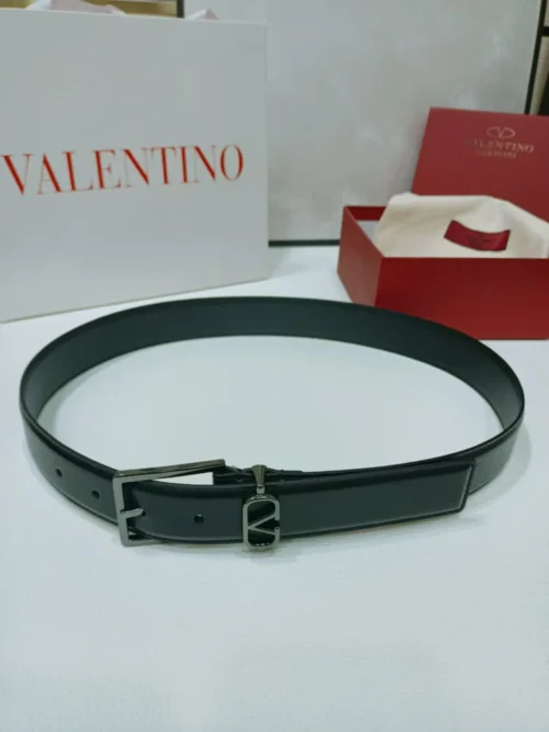 Valentino VLOGO Signature Smooth Calfskin Belt 34mm