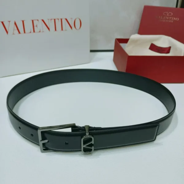 Valentino VLOGO Signature Smooth Calfskin Belt 34mm