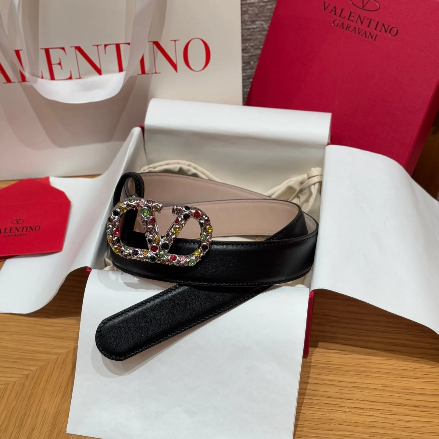 Valentino Women's Reversible Leather Belt 30mm