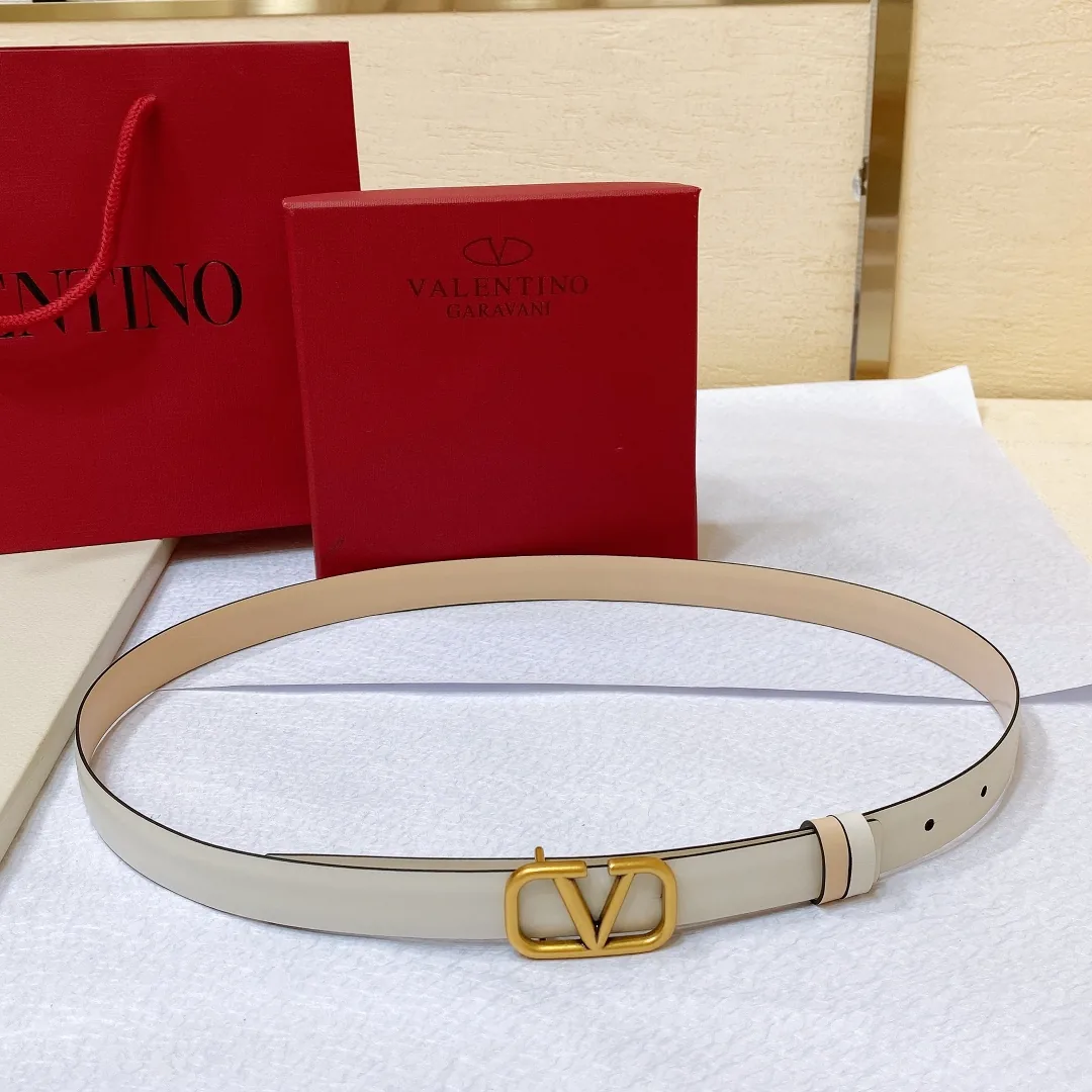 Valentino VLOGO Signature Reversible Smooth Calfskin Belt