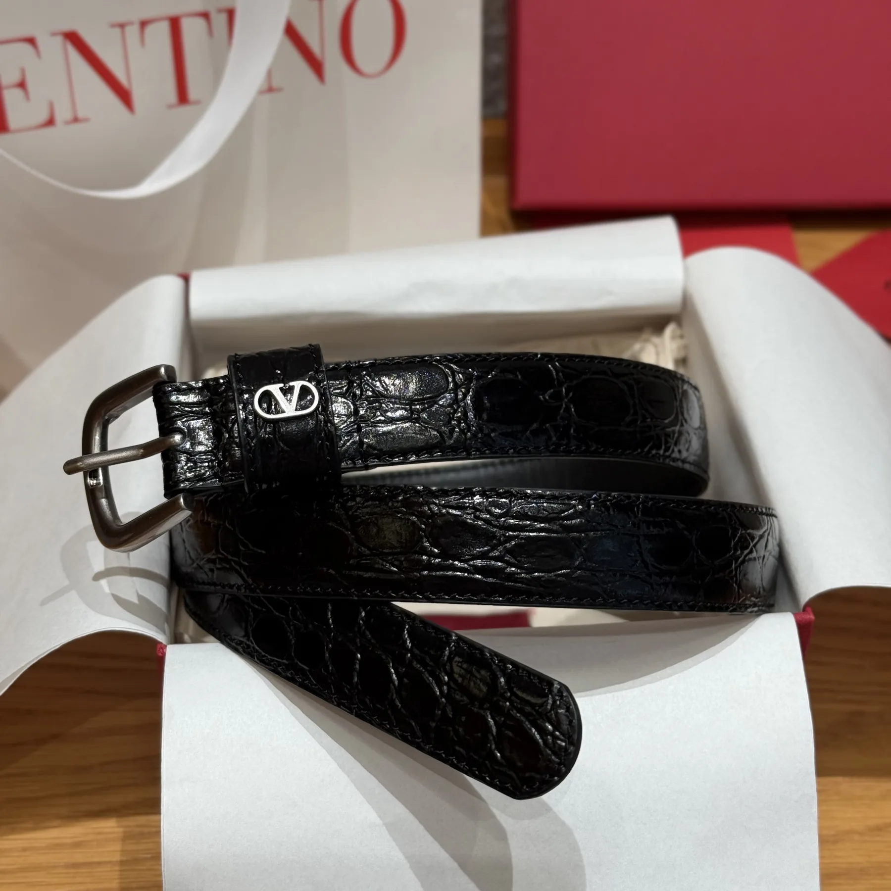 Valentino Leather Belt 25mm