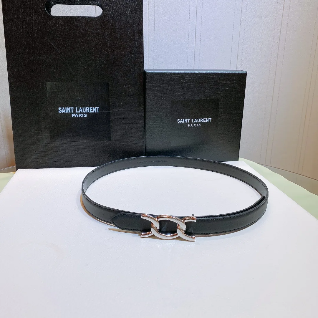 Saint Laurent Chain Buckle Belt 20mm