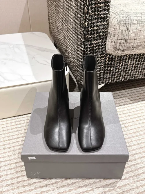 Balenciaga Leather Ankle Boots