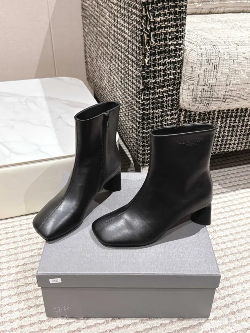 Balenciaga Leather Ankle Boots