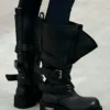 Balenciaga Venom Strappy Biker Boots