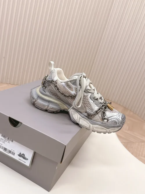 Balenciaga 3XL Chain-Detail Chunky Sneakers