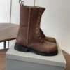 Balenciaga Lace-Up Combat Boots