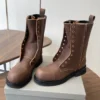 Balenciaga Lace-Up Combat Boots