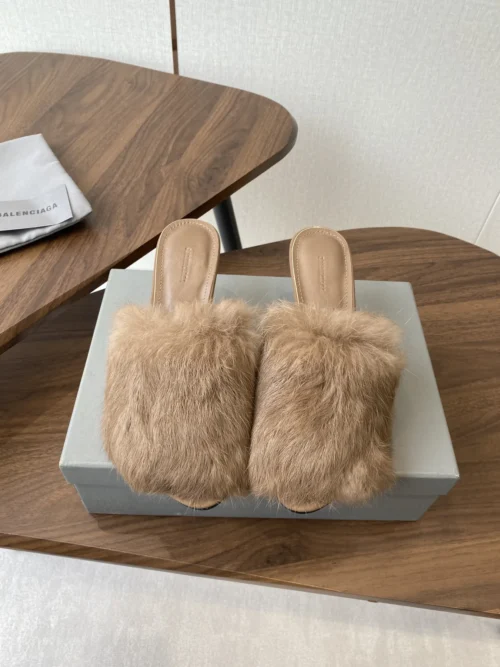 Balenciaga Lambskin Slides