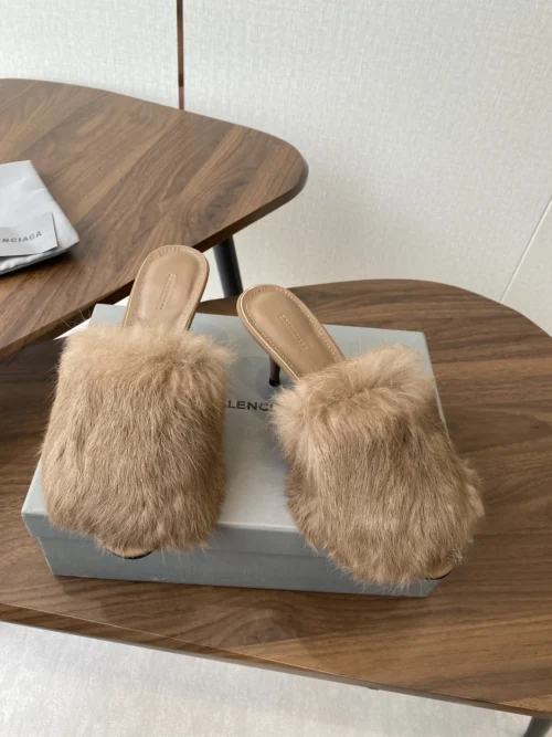 Balenciaga Lambskin Slides