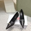 Balenciaga Lambskin Pointed-Toe Heeled Sandals