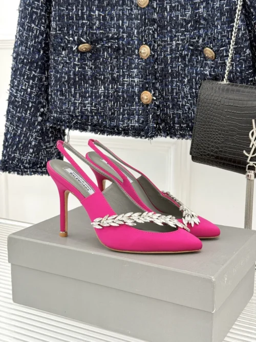 Balenciaga Lambskin Heeled Sandals