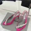 Balenciaga Lambskin Heeled Sandals