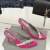 Balenciaga Lambskin Heeled Sandals