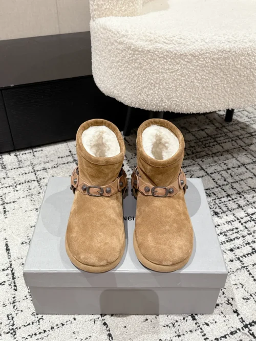 Balenciaga Suede Snow Boots