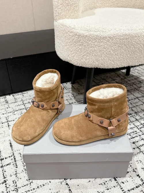 Balenciaga Suede Snow Boots