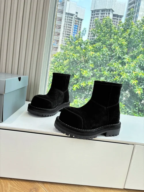 Balenciaga Suede Snow Boots