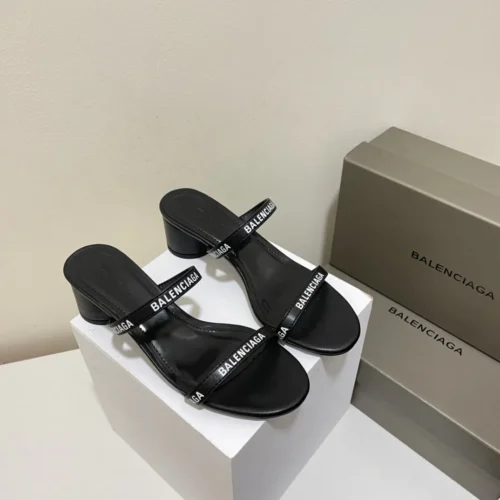 Balenciaga Lambskin Heeled Sandals