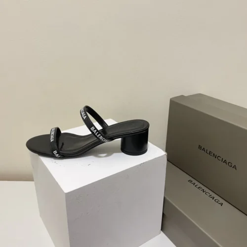 Balenciaga Lambskin Heeled Sandals