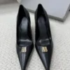 Balenciaga Lambskin Pointed-Toe Pumps