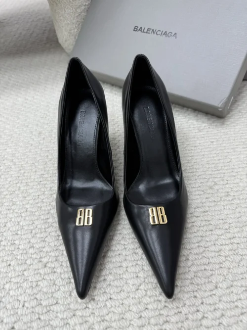 Balenciaga Lambskin Pointed-Toe Pumps