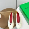 Bottega Veneta Lambskin Mary Jane Shoes
