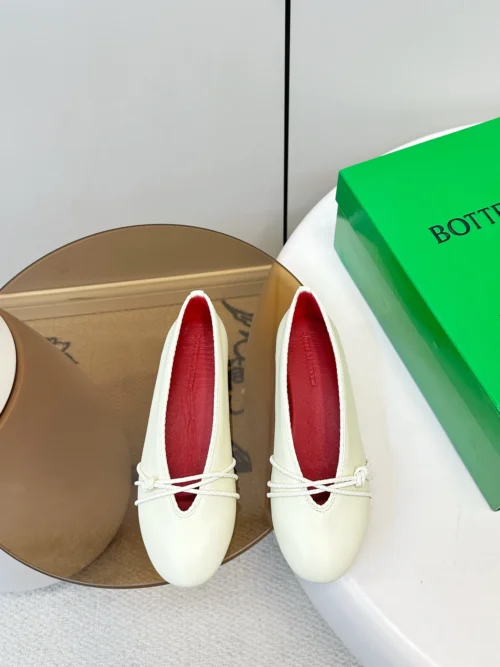 Bottega Veneta Lambskin Mary Jane Shoes