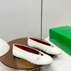 Bottega Veneta Lambskin Mary Jane Shoes