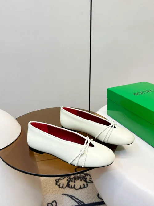 Bottega Veneta Lambskin Mary Jane Shoes