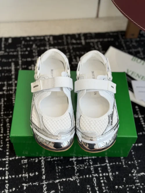 Bottega Veneta Mesh Mary Jane Shoes