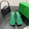 Bottega Veneta Lambskin Square-Toe Shoes