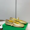 Bottega Veneta Square-Toe Buckle Mary Jane Shoes