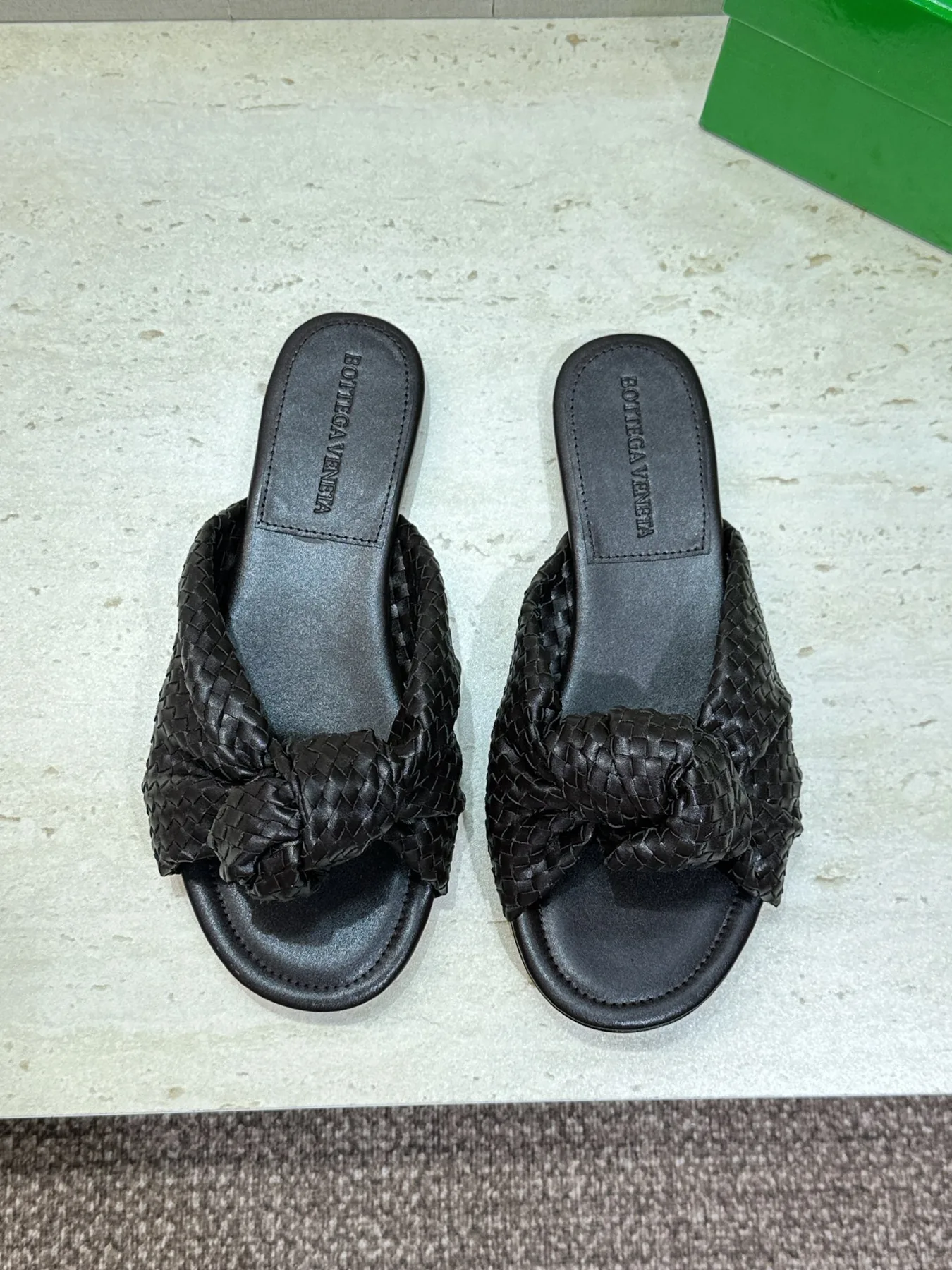 Bottega Veneta Lambskin Slides