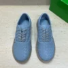 Bottega Veneta Lambskin Lace-Up Sneakers